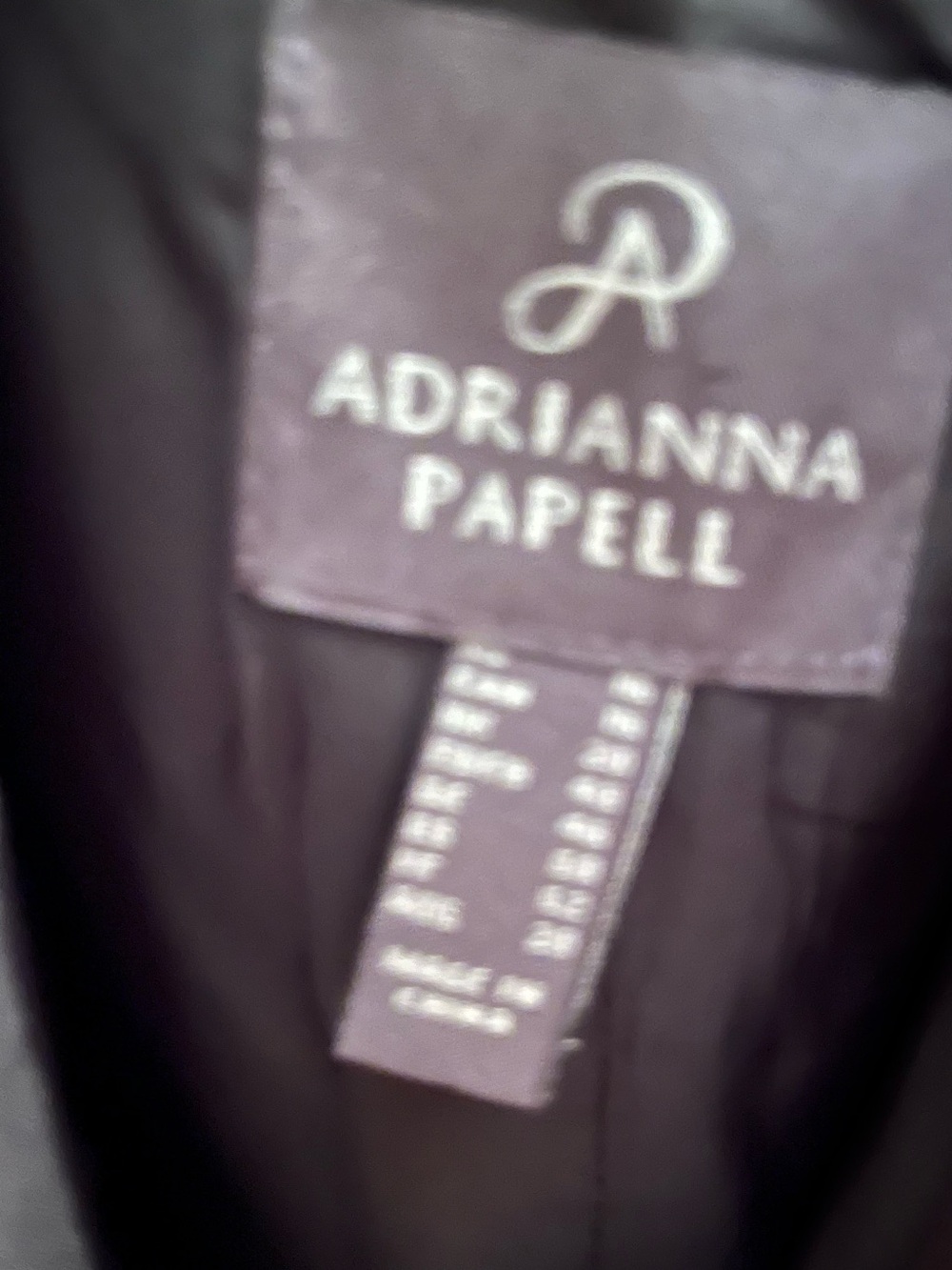 Adrianna Papell Black Blazer Jacket